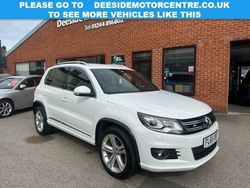 White Used 2015 VW Tiguan R-line SUV | £13,497 (A bit pricey)