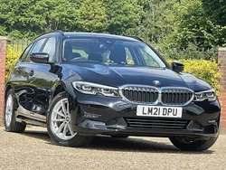 Black Used 2021 BMW 330e Sport Line Estate | £17,850