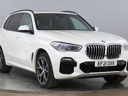 White Used 2021 BMW X5 M Sport SUV | £42,165 (Good price)