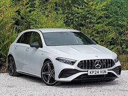 White Used 2024 Mercedes A35 AMG Premium Hatchback | £35,998 (Expensive)