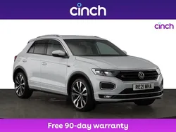 Silver Used 2021 VW T-Roc R-line SUV | £21,549 (Fair price)