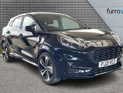 Black Used 2021 Ford Puma ST-Line X Hatchback | £14,790 (Fair price)