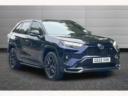 Blue New 2025 Toyota RAV4 Hybrid Sport SUV | £40,995 (Fair price)