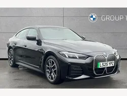 Black sapphire metallic paint New 2025 BMW i4 M Sport Sedan | £43,250 (Fair price)