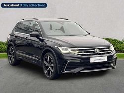 Black Used 2022 VW Tiguan R-line SUV | £27,271 (Fair price)