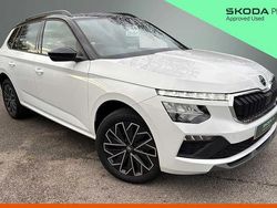 Moon white metallic black magic pearl effect Used 2025 Skoda Kamiq Design Edition SUV | £21,995 (Fair price)