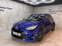 Blue Used 2020 Toyota Yaris Hybrid Design Hatchback | £14,290 (Fair price)