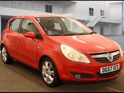 Red Used 2007 Vauxhall Corsa Design Edition Hatchback | £2,995 (Fair price)