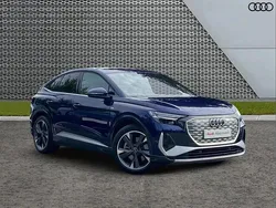 Blue Used 2022 Audi Q4 Sportback e-tron S-Line SUV | £33,995