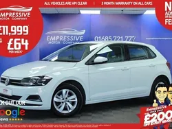 White Used 2019 VW Polo SE Hatchback | £11,999 (Fair price)