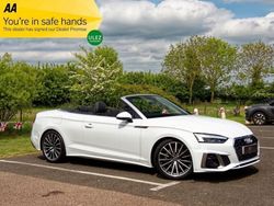White Used 2022 Audi A5 Cabriolet S-Line Cabriolet | £28,295 (Good price)