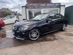 Black Used 2014 Mercedes E220 AMG Sedan | £9,395 (Fair price)