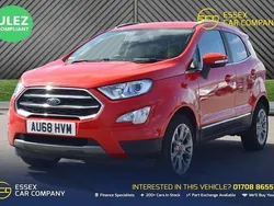 Red Used 2019 Ford Ecosport Titanium SUV | £8,990 (Good price)