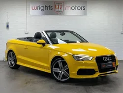 Yellow Used 2015 Audi Cabriolet S-Line Cabriolet | £11,495