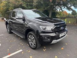 Black Used 2022 Ford Ranger Wildtrack Pickup | £22,495 (Expensive)