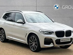 White Used 2021 BMW X3 M Sport SUV | £31,495 (Good price)