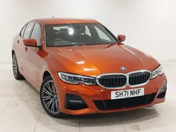 Orange Used 2022 BMW 330e M Sport Sedan | £17,498 (Fair price)