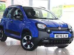 Blue and black Used 2020 Fiat Panda Hatchback | £9,370 (Fair price)