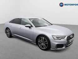 Silver Used 2021 Audi A6 S-Line Sedan | £24,199 (Fair price)