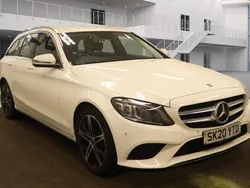 White Used 2020 Mercedes C220 Estate | £13,200 (Super price)