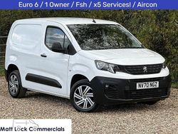 White Used 2021 Peugeot Partner Van | £6,995 (Good price)