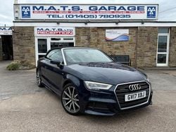 Blue Used 2017 Audi A3 Cabriolet S-Line Cabriolet | £9,695 (Super price)