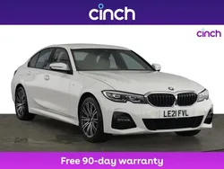 White Used 2021 BMW 330e M Sport Sedan | £20,899 (Fair price)