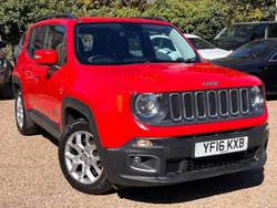 Red Used 2016 Jeep Renegade Longitude SUV | £9,250 (Fair price)