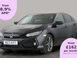 Black Used 2021 Honda Civic SR Hatchback | £12,642 (Fair price)
