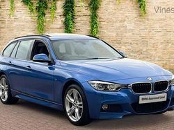 Blue Used 2018 BMW 320 M Sport Estate | £17,999 (Fair price)