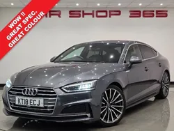 Grey Used 2018 Audi A5 Sportback S-Line Hatchback | £15,990