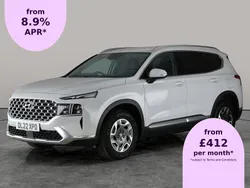 White Used 2022 Hyundai Santa Fe Premium SUV | £27,602 (Good price)