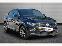 Black Used 2020 VW T-Roc R-line SUV | £15,490 (Good price)