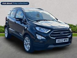 Black Used 2022 Ford Ecosport Titanium SUV | £10,050 (Good price)
