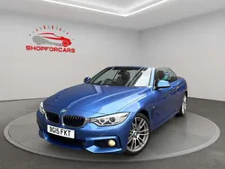 Blue Used 2015 BMW 420 M Sport Cabriolet | £11,995 (Fair price)