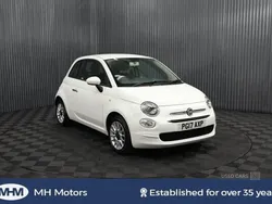 White Used 2017 Fiat 500 Pop Star Hatchback | £5,495 (Fair price)