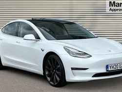 White Used 2020 Tesla Model 3 Performance Sedan | £18,449 (Good price)