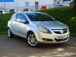 Silver Used 2009 Vauxhall Corsa Hatchback | £1,250 (Fair price)