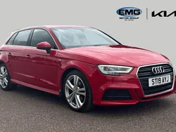 Red Used 2019 Audi A3 Sportback S-Line Hatchback | £13,495 (Fair price)