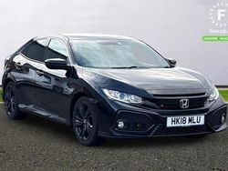 Black Used 2018 Honda Civic SR Hatchback | £11,999 (Fair price)