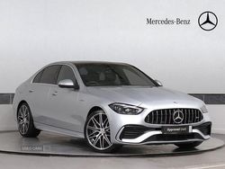 Silver Used 2023 Mercedes C43 AMG Premium Plus Sedan | £47,995 (Fair price)