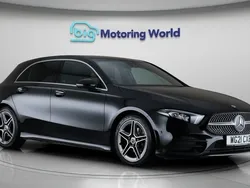 Black Used 2021 Mercedes A180 AMG line Hatchback | £16,300 (Fair price)