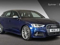 Blue Used 2018 Audi S3 Sportback Hatchback | £20,500 (Fair price)