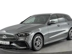 Grey Used 2022 Mercedes C300e AMG Line Premium Plus Estate | £29,220 (Fair price)