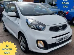 White Used 2014 Kia Picanto 2 Hatchback | £3,495 (Fair price)