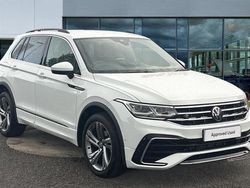 Pure white Used 2023 VW Tiguan R-line Edition SUV | £27,197 (Fair price)