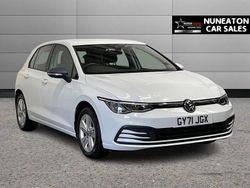 White Used 2021 VW Golf VIII S Hatchback | £16,200 (Fair price)