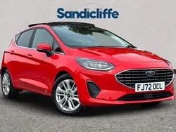 Race red (standard paint) Used 2022 Ford Fiesta Hatchback | £13,112 (Fair price)