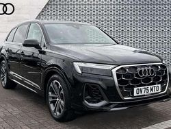 Black New 2025 Audi Q7 S-Line SUV | £56,897 (Good price)