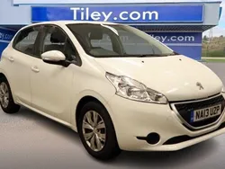 White Used 2013 Peugeot 208 Access Hatchback | £4,290 (Fair price)
